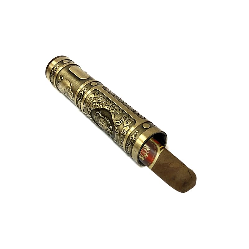 bronze cigarette case Amazon.com: OEAYA Retro Metal Cigarette Case Buddha Embossed Cigar Case  Portable Airtight Tube Waterproof Cigarette Holder Case (Bronze Buddha) :  Health & Household