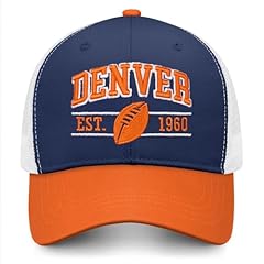 Denverb Navy Blue and Orange Mesh Back