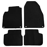 FREEMOTOR802® Nylon Car Floor Mats Carpets Liner, Fits 2003-2011 Saab 9-3, Factory Fitment Auto Interior Accessories Replacement Non-Slip, Black 4PCS