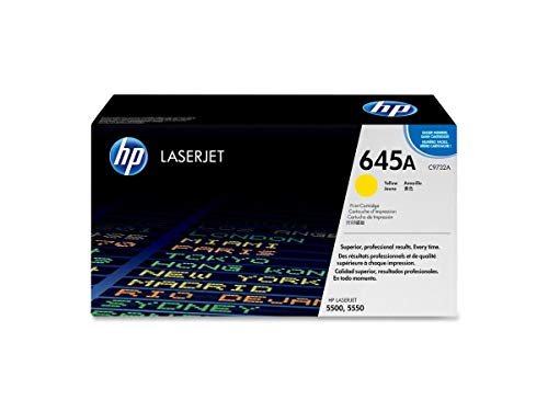 HP tóner Original C9732 A n ° 645 a Color Laserjet 5500/5500 N Amarillo