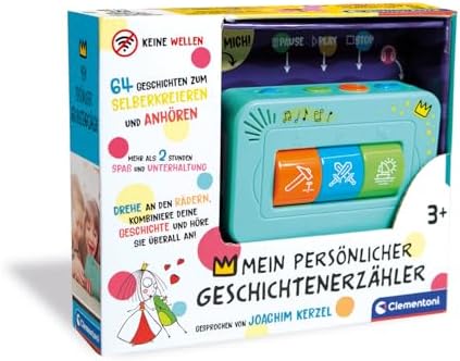 Clementoni -59202 My Personal Storyteller, CREATE & Listen 64 Hea...