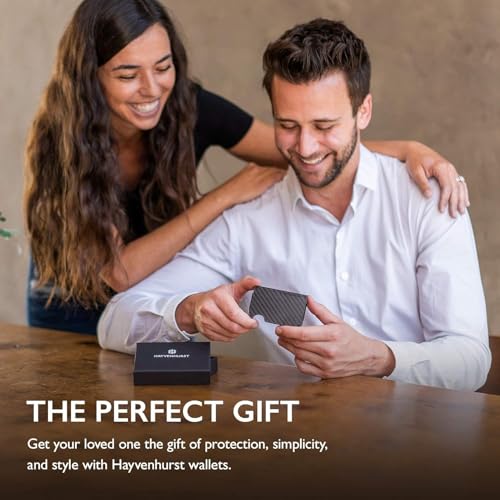 Black & Gray American Flag Engraved, Minimalist Wallet, RFID Blocking Aluminum Slim Wallet (CF With Money Clip)3