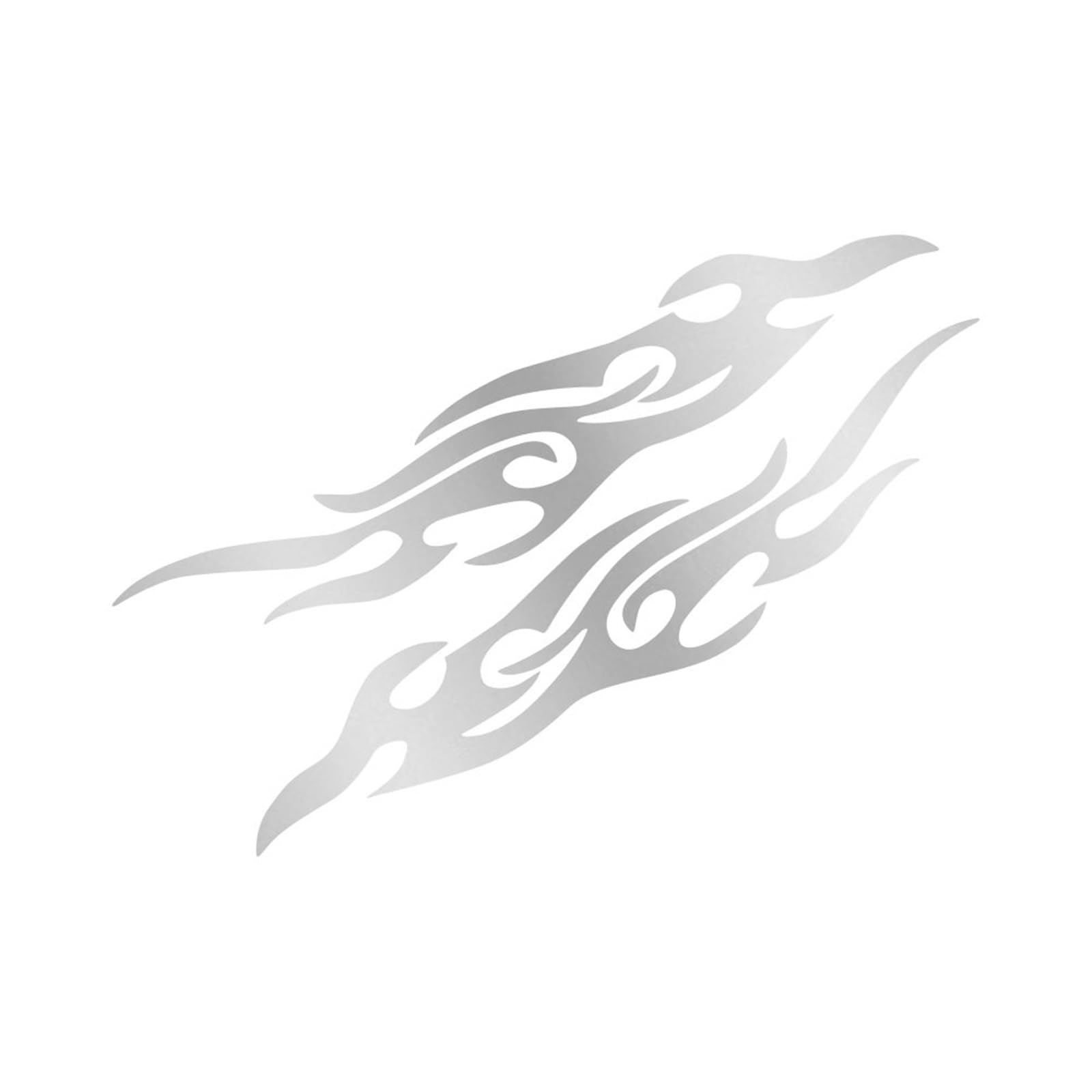 2pcs Motorcycle Sticker Flame Element Totem Car Body Scratch Cover Decals Vehicle Exterior Creative Accessories