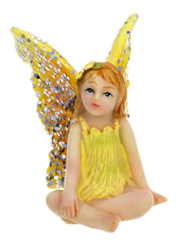 Darice Bundle - Set Of 3 Assorted Mini Resin Meditating Fairy Figures 1.75 X 2.25 Inches #TOP7