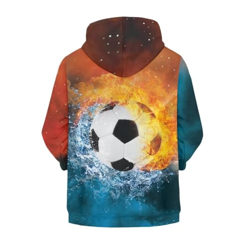 COEQINE Kids Long Sleeve Hooded Sweatshirt Full Zip Up Hoodie with Pockets for Boys Girls Size S-XL2