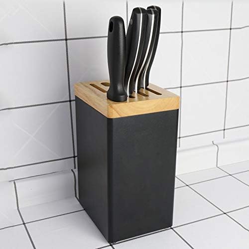 Knife Block Storage Stand Kitchen,Only Selling Cutter Holder,Box Supplies Household Knives Shelf with Space Aluminum