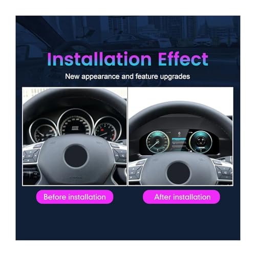 Panel de instrumentos digital LCD de 12,3'' para reparar cuadro analógico Mercedes W212 3