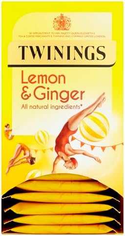 Twinings Lemon and Ginger Tea, 25 Tea Bags