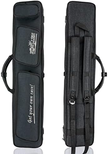 KONLLEN 3x4 Oxford Cloth Pool Cue Case Billiard Cue Stick Upgrade Carrying Bag