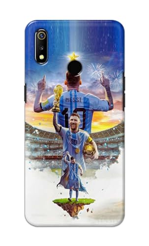 Image of Printed Hard Back Cover for Realme 3 | Realme 3i Back Cover (Famous Football Player -J2) -190724(EA)