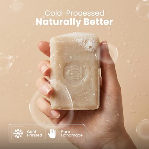 Image of Handmade Soap Combo Pack 125g each (Pack of 3) | Coconut Milk, Honey & Charcoal Soap | Natural Bath Bars for Men & Women | Deep Cleansing & Moisturizing | Paraben & Sulphate Free