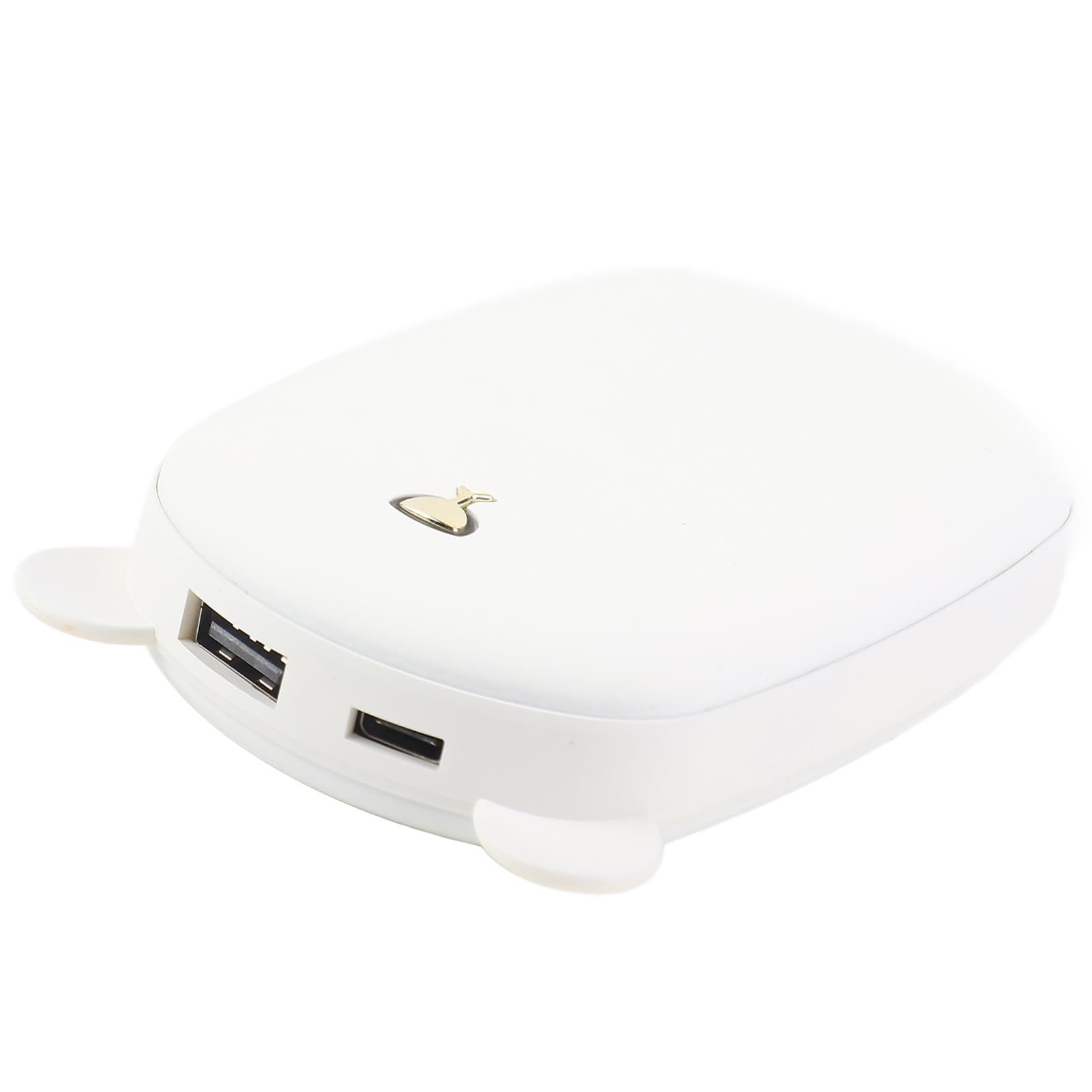 Chauffe-Mains électrique à Chargement USB avec Chauffage Double Face pour Une Utilisation en Extérieur et à la Maison, Conception Compacte et Portable, Matériau ABS Léger