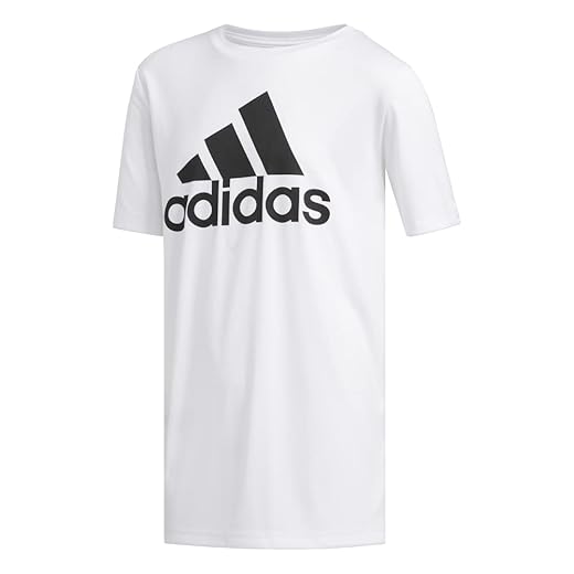 adidas Boys' Short Sleeve Aeroready Performance Logo Tee T-Shirt