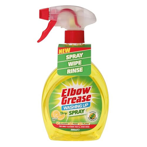 Elbow Grease Washing Up Spray | Power Degreaser (Lemon Fresh, 500 ml)