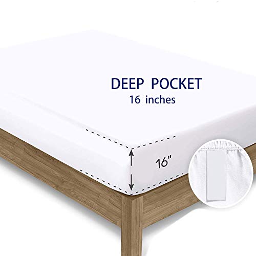 Erosebridal JCX12535LLHMFULL Sugar Skull Sheet Set Full Size Skeleton Bones Bedding Set For Kids Boys Girls Teens Adult Halloween Horror Theme Fitted Sheet Gothic Spooky Bed Sheet Wrinkle Bedclothes thumb #3