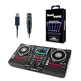 Numark Mixstream Pro+ Contrôleur DJ autonome avec streaming Amazon Music Unlimited, table de mixage & SoundSwitch DMX Micro Interface   USB vers interface DMX ultracompacte avec 3 mois d´accès