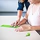 Glomora 4 Zeilen 28 Zellen Braille Schiefer,Braille Schreiben Schiefer Kunststoff Braille Schiefer Kit mit Griffel Grüner