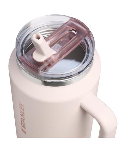Image of STANLEY Quencher ProTour Flip Straw Tumbler with Leakproof Lid 64 oz | Built-In Straw & Handle | Cupholder Compatible for Travel | Insulated Stainless Steel Cup | BPA-Free | Rose Quartz