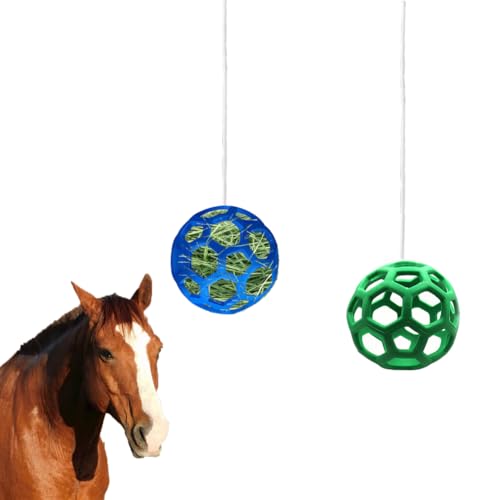 WoyouStuck Pferde Leckerli Ball Set - Füttern Verlangsamen, Futterball...