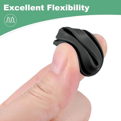 Image of M METERXITY 16-Packs Silicone Hole Plugs, Snap in Locking Hole Plugs for 22-24mm Hole, Round Hole Rubber Plug Kitchen Bulkheads Waterproof Sealing Plugs [Black]