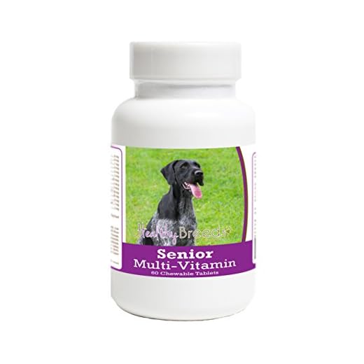 Healthy Breeds German Wirehaired Pointer Senior Dog Multivitamin Tablets 60 Count