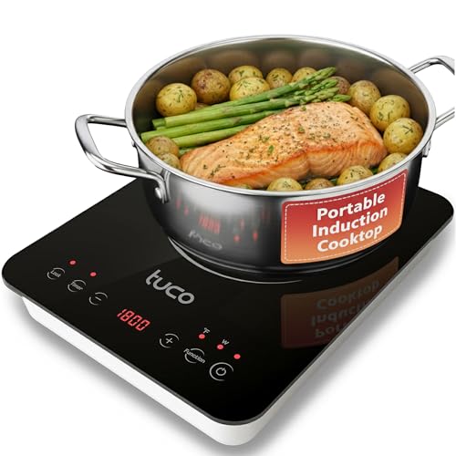 TUCO Portable Induction Cooktop Burner Hot Plate Electric Stove with