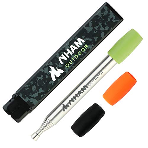 火吹き棒 伸縮式 ふいご 80cm コンパクト 長い ひふきぼう マウスピース付き キャンプの火起こし NHAM