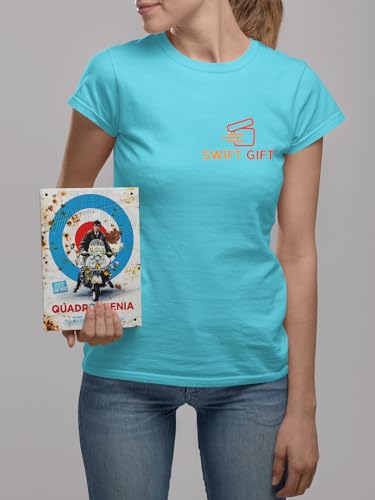 Quadrophenia The Movie Classic Film Metal Poster Sign featuring The Who, Vespa Mod Gift for Man Cave Scooter Memorabilia Artwork Union Jack Colours Merchandise