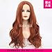 Japonés y coreano medio despedida hembra naranja natural pelucas de pelo rizado peluca delantera exportación rendimiento cosplay, colección bebé más carro de la compra, enviar red