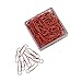 Produktbild WEDO 901 244302 Büroklammern, kunststoffummantelt, Länge: 27 mm, rot