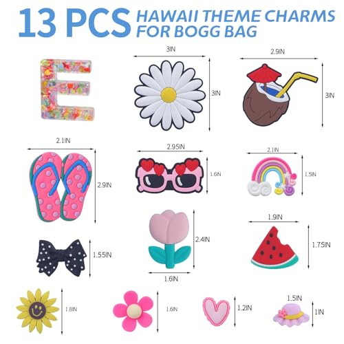 Letter Charms for Bogg Bag Accessories Set,13PCS Beach Bag Charms Compatible with Simply Southern Bogg Bag Accessories Attachments2
