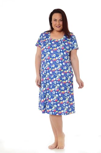 mabel intima - Vestido de Manga Corta | 95% Poliéster - 5% Spandex | Tallas...
