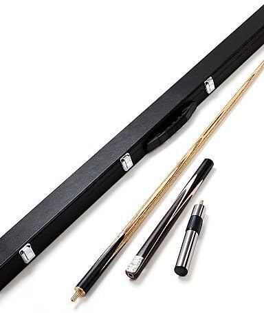 JIN 3/4 Jointed Handmade ash snooker/Pool Cue LP rosewood billiard cue+Cue Case