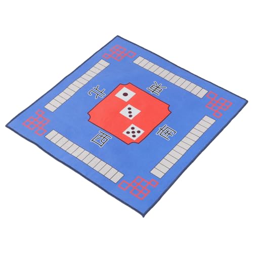 Mikinona Tapete de Mahjong Antideslizante y Reducción de Ruido Protectora para Mesa Alfombrilla de Poliéster Resistente y Suave para Mesa Dominó y Póker