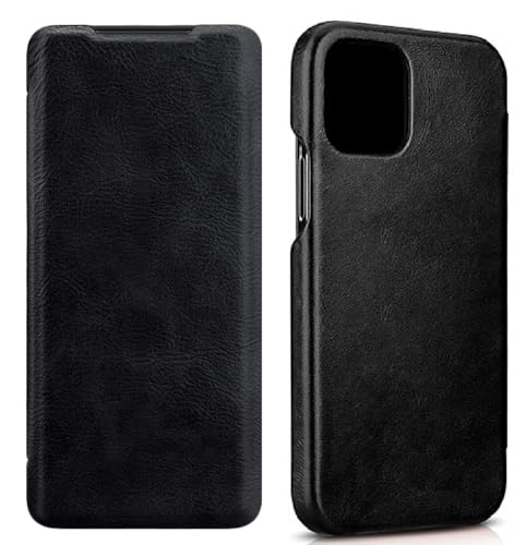 Image of WHITBULL Smart Magnetic Closer Flip Cover Compatible with Motorola Moto Edge 60 Pro 5G (Black)