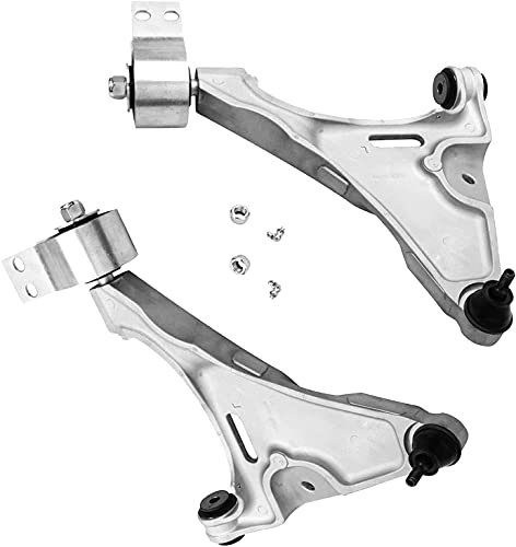 Image of Detroit Axle - 8pc Front End Suspension Kit for 2006-2011 Buick Lucerne Cadillac DTS 2007 2008 2009 2010 2 Lower Control Arms w /Ball Joints 4 Inner & Outer Tie Rod End Links 2 Boots Replacement