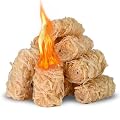 SUNLIFER Charcoal Fire Starters for Grill: 150 PCS Premium Natural Tumbleweed Fire Starters - BBQ Firestarters for Campfires Fireplace Firepit Pizza Oven Wood Stove Smoker