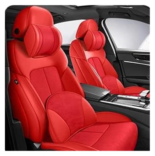 Housses de sièges auto Toyota Prado 150 ensemble complet protection siège voiture rouge universel