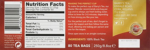 Barry's Tea Gold Blend Bags, 80 Count #TOP1