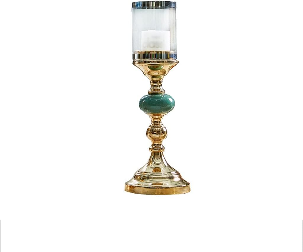 Candle Holder Pillar Candle Holder with Glass, Hurricane Candle Holder for Wedding Anniversary Housewarming Party Table Centerpieces Clear Glass Candle Holders (Size : A