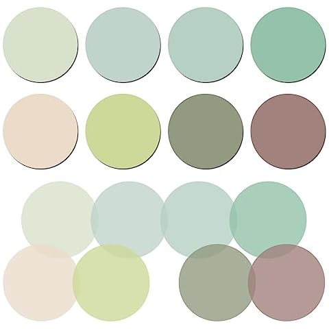 Morandi 400 feuilles autocollantes rondes Cover