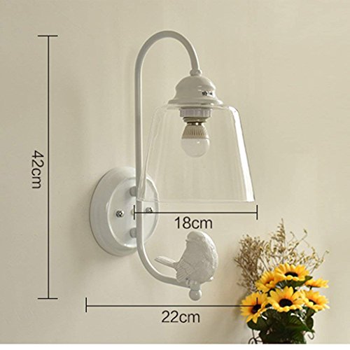 Lámpara de pared de pájaro creativa en cristal para decoración de sala GZ 4