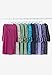 Woman Within Women's Plus Size 7-Day Three-Quarter Sleeve Pintucked Henley Tunic - 2X, Soft Iris