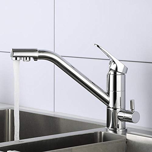 Robinet cuisine filtre à eau en laiton pour éliminer le goût de chlore au quotidien