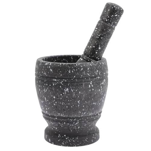 MUSISALY Mortero de Cocina de Plástico para Triturar Ajo y Pimienta, Prensa de Patatas Multipropósito, Accesorio Práctico para Uso en Cocina, 1 Set