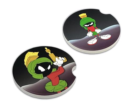 Elektroplate Marvin the Martian Automotive Ceramic Coasters Set of 2