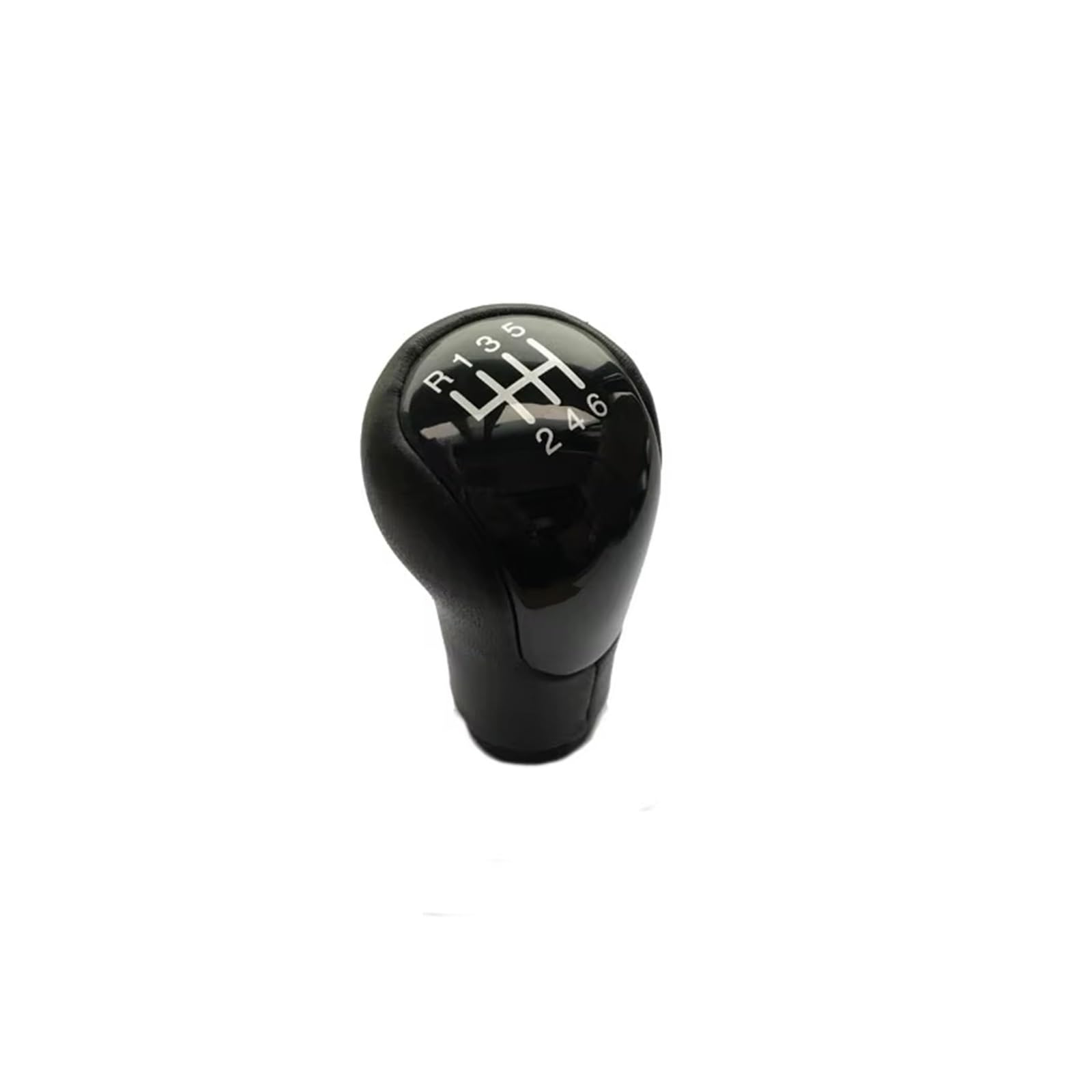 CQRBNE Car Gear Lever Knob for Fiesta Mk6 2002-2008 for Connect for Fusion MT 5 6 Speed Car Shift Gear Knob Handle Gear Shift Knob Handle(6speed Black)