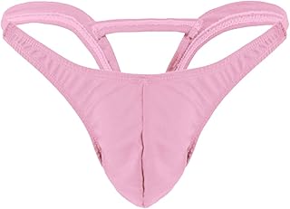 Hombre Suspensoir Jockstrap Tang Thong Soporte Lencería Sexy Strings Slip Transpirable Cómodo Ropa interior Tanga Thong G-String para Hombres