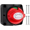 Bolatus Batterie Trennschalter 12V 24V 48V Batterieschalter 1-2-Both-OFF, 275A Hauptschalter Stromschalter Akku Trennen Master für Auto LKW Boot Jacht Wohnwagen Motorrad KFZ