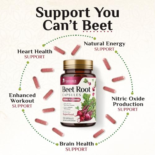 Nature's Nutrition Organic Beet Root Capsules